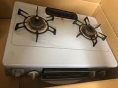 リンナイ ガステーブル コンパクト 都市ガス用 左強火 KGE31NSGRのサムネイル