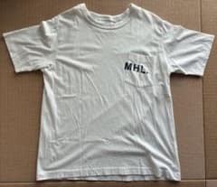 MHL. ポケットTシャツ ホワイト XLサイズのサムネイル