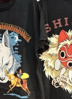 購入前コメント 未使用！もののけ姫 Tシャツ XL スタジオジブリのサムネイル