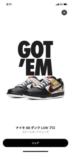 NIKE SB DUNK LOW RAYGUNのサムネイル