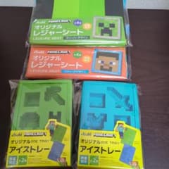 マインクラフト オリジナルレジャーシート＆アイストレー 4点セットのサムネイル