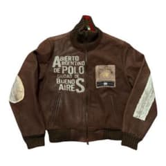 La Martina アルゼンチン ポロ レザージャケットのサムネイル