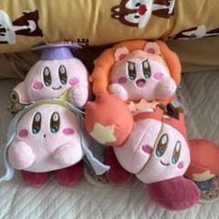 星のカービィ ぬいぐるみ マスコット 4種セットのサムネイル