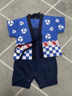 まつり　ロンパース　法被　男の子７０cmのサムネイル