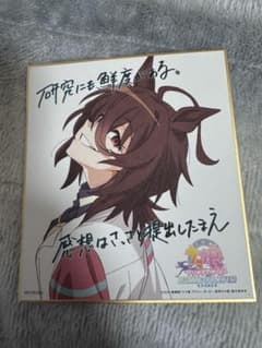 ウマ娘 アグネスタキオン 映画特典 色紙のサムネイル