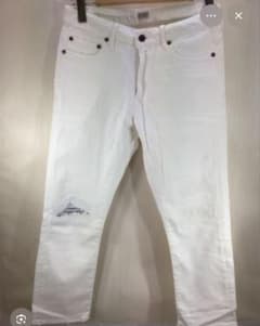 Japan Blue Jeans ホワイトデニムパンツ ダメージ加工のサムネイル