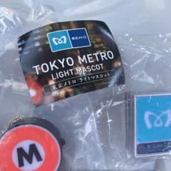 東京メトロライトマスコット　丸の内線・歩道看板　2点セットのサムネイル