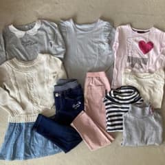 子供服9点セット　女の子　まとめ売りのサムネイル