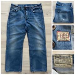 ポロラルフローレン 1920s 復刻 デニム サスペンダーボタン シンチバック ポロラルフローレン 1920s 復刻 デニム サスペンダーボタン シンチ