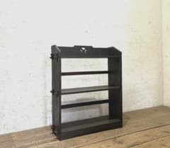 1679 Antique Wedge-Type Bookshelf, Book Rack, Display Shelf, Vintage Furniture, Retro Display Shelf