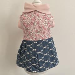 花柄 犬服 ハンドメイドSサイズ miniのサムネイル