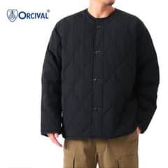 Orcival ブラック キルティングジャケットのサムネイル