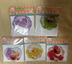 セサミストリート　キャラ福くじ　F賞 アクリルミラー5個セットのサムネイル