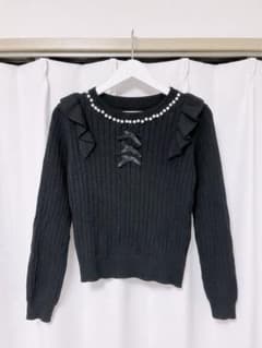 Ank Rouge パールリボンニットのサムネイル
