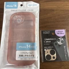 iPhone 14 ケース カメラレンズカバー セット