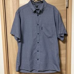 mont-bell ギンガムチェック 半袖シャツ Lサイズのサムネイル