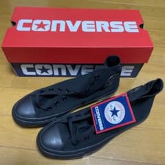 ★新品★コンバース キャンバスオールスター ハイカットスニーカー 黒のサムネイル