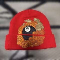 supreme Martin Wong 8-Ball Beanie 