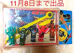 未開封品！当時もの エンゼル製 仮面ライダー ソフビ セットのサムネイル