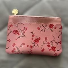 マーキュリーデュオ　ティッシュマルチポーチピンク 花柄 スカラップのサムネイル