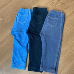 ユニクロ レギンス パンツ80 3枚セットのサムネイル