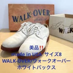 美品‼️USA製‼️WALK-OVER/ウォークオーバー ホワイトバックス 8