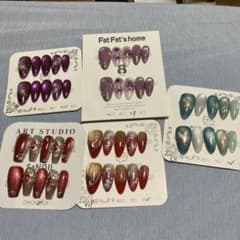 ゴージャス系、ネイルチップ 5点セット まとめ売りのサムネイル