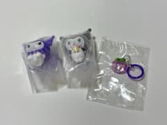 クロミ マスコット キーホルダー ガチャ めじるしアクセサリー 3点セットのサムネイル