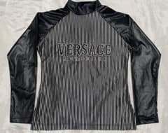 versace ヴェルサーチ ストライプ  ロゴ 長袖のサムネイル