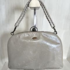 ANGEL BAG GINZA 銀座 総柄 エンボス レザー ハンドメイド - メルカリ