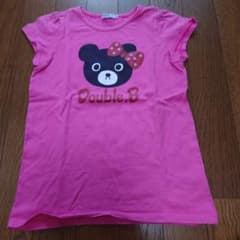 ミキハウスDouble.B ミキハウス ピンク Tシャツ130cmのサムネイル
