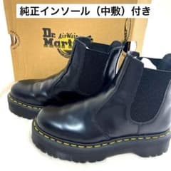 値下げしました！！厚底のドクターマーチン25cm【UK6】純正インソール付き！のサムネイル