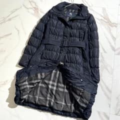 極美品✨BURBERRY LONDON スタンドカラーダウンコート メガチェック
