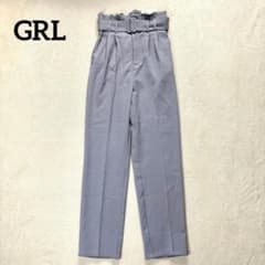Brand new with tags [GRIL] slacks with belt, purple, size M, recent model