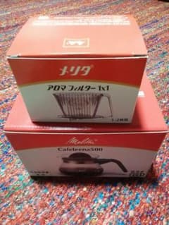 Melitta アロマフィルター 1x1 & Cafeleena500のサムネイル