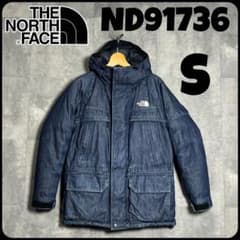 ノースフェイス マクマードパーカ/ダウンジャケット インディゴデニムS