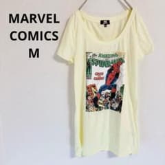마블 MARVEL COMICS 스파이더 맨 반소매 T 셔츠 [M] 면혼
