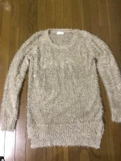 ketty Cheriy スパンコールシャギーチュニックニット☆のサムネイル