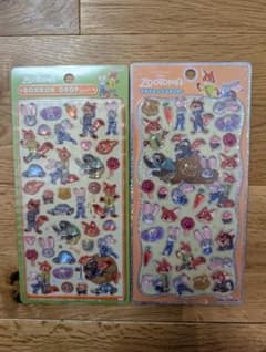 ズートピア ボンボンドロップシール プチドロップステッカー 2枚セットのサムネイル