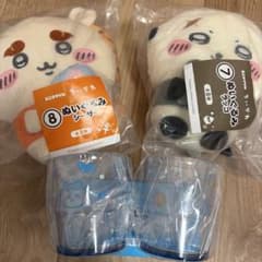 ちいかわ エニマイくじ ぬいぐるみ グラス 4点セット 一番くじ ラッコ