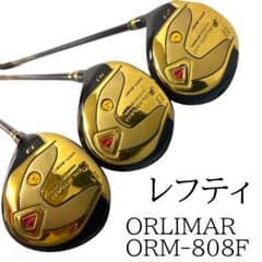 レフティ 左利き　フェアウェイウッド　ORLIMAR ORM-808F 3本 レフティ 左利き フェアウェイウッド ORLIMAR ORM-808F 3本 - メルカリ
