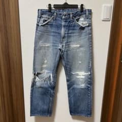 90s levi's 505-0215 ダメージデニム アメリカ製 - メルカリ