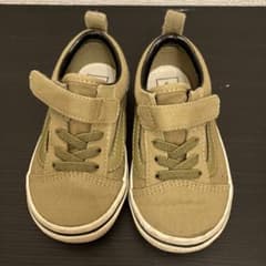 VANS オリーブ色 キッズシューズのサムネイル