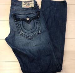 USA製 TRUE RELIGION straight デニム 濃紺 インディゴのサムネイル