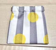 ストライプドットデザインポーチのサムネイル