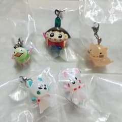 おじゃる丸 めじるしアクセサリー 全5種 コンプリートセット ガチャ 新品のサムネイル