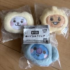 BT21 ぬいぐるみクリップ　3種セット　RJ KOYA SHOOKYのサムネイル