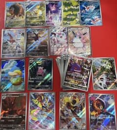 pokemom cards 100枚 まとめ売り AR CHR コダック - メルカリ