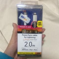 ELECOM USB-C to Lightningケーブル(やわらか耐久) E…のサムネイル