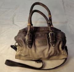 【希少】DIESEL レザーショルダーバッグ グラデーションデザインのサムネイル